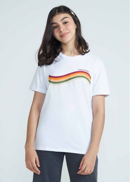 Camiseta Unissex Manga Curta Colours Teen